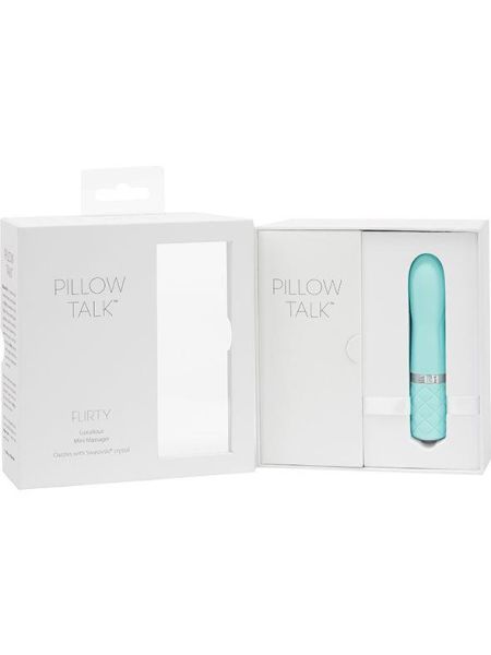 Pillow Talk - Flirty Bullet Vibrator Teal - 10