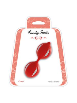 Kulki-PALLINE CANDY BALLS CHERRY RED