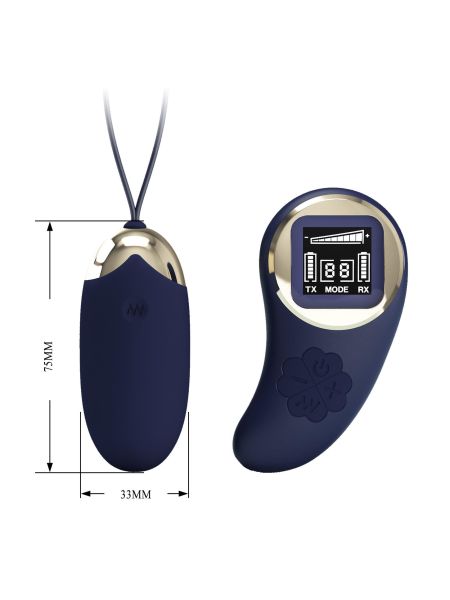 PRETTY LOVE - Mina-10 vibration functions 9 speed levels, Wireless remote control - 9