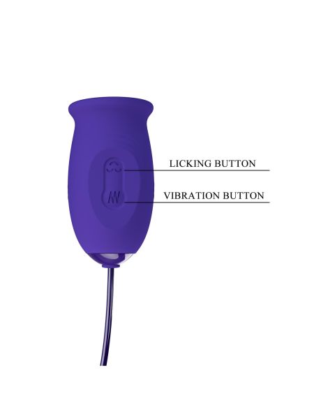 PRETTY LOVE - Daisy - Youth, 12 vibration functions 3 licking settings Memory function - 6