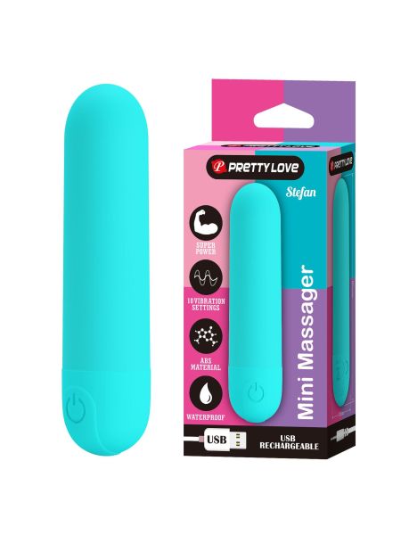 STEFAN, Mini massager, 10 vibration functions