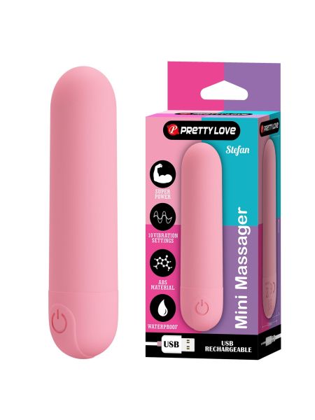 STEFAN, Mini massager, 10 vibration functions
