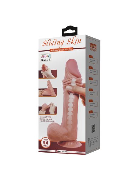 BAILE - Sliding Skin 9,4'' Suction base Bendable TPR - 11