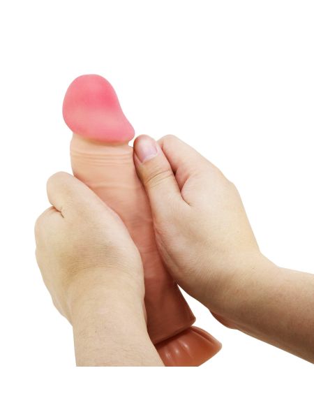 BAILE - Sliding Skin 8,1'' Flesh, Bendable Suction base TPR - 8