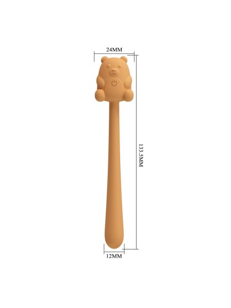 CUTE BEAR, Flirting Stick, 7 vibration functions, Magnetic USB charging - 8