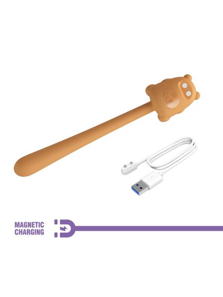 CUTE BEAR, Flirting Stick, 7 vibration functions, Magnetic USB charging - 10