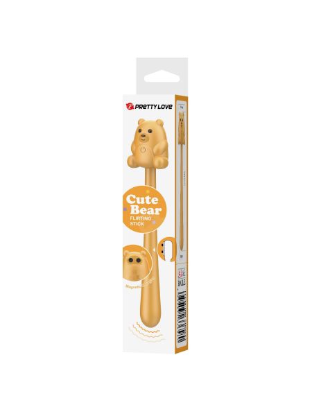 CUTE BEAR, Flirting Stick, 7 vibration functions, Magnetic USB charging - 11
