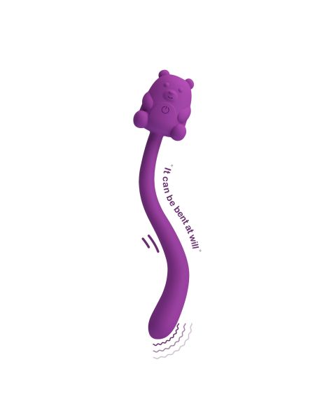 CUTE BEAR, Flirting Stick, 7 vibration functions, Magnetic USB charging - 3