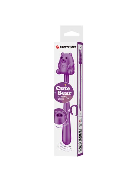 CUTE BEAR, Flirting Stick, 7 vibration functions, Magnetic USB charging - 11