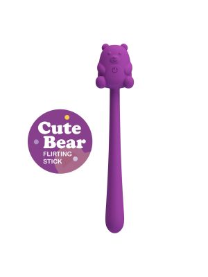 CUTE BEAR, Flirting Stick, 7 vibration functions, Magnetic USB charging - image 2