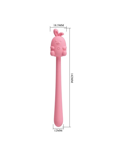 CUTE BUNNY, Flirting Stick, 7 vibration functions, Magnetic USB charging - 8