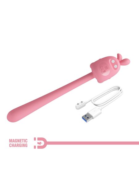 CUTE BUNNY, Flirting Stick, 7 vibration functions, Magnetic USB charging - 10
