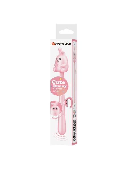 CUTE BUNNY, Flirting Stick, 7 vibration functions, Magnetic USB charging - 11