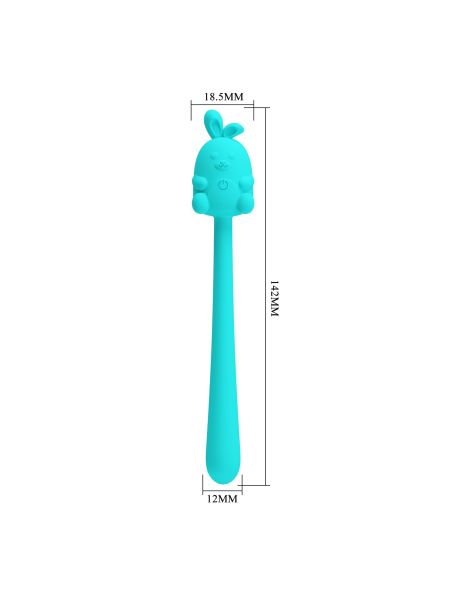 CUTE BUNNY, Flirting Stick, 7 vibration functions, Magnetic USB charging - 8