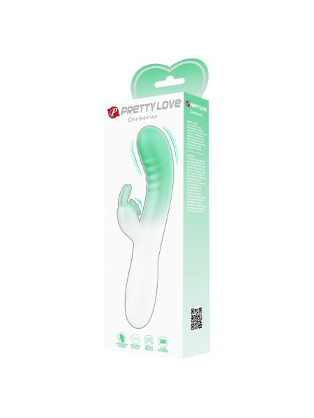 PRETTY LOVE - Cerberus, 30 vibration functions 30 licking settings, Silicone ABS, USB rechargeable