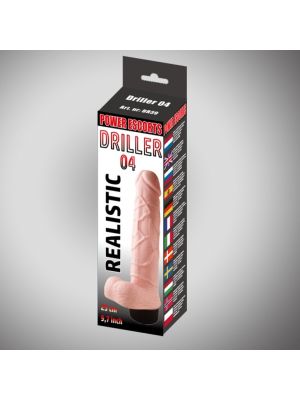 Driller 04 flesh 20 cm realistic vibrating - image 2