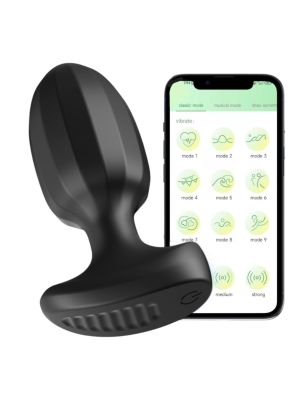 Power Escorts - BR192 - Remote Vibrating Plug - App Controled - Silicone