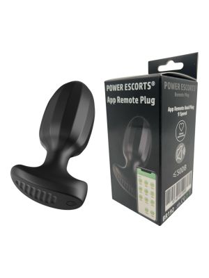 Power Escorts - BR192 - Remote Vibrating Plug - App Controled - Silicone - image 2