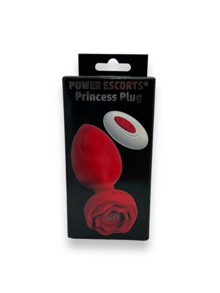 Plug - Remote Rose Design Plug - USB Rechargeable - 10 Functions - Two Colors - 4
