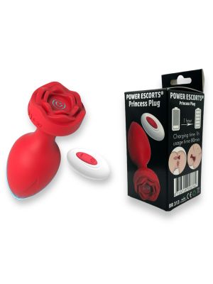Plug - Remote Rose Design Plug - USB Rechargeable - 10 Functions - Two Colors - image 2
