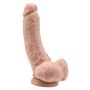 Dildo 8 inch with Balls Light skin tone - 2