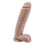 Dildo 10 inch with Balls Light skin tone - 2
