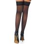 Satin Touch 20D Stay Ups Black - 4