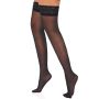 Satin Touch 20D Stay Ups Black - 6