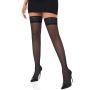 Satin Touch 20D Stay Ups Black - 7