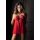 Peek-a-boo Ruffle Babydoll Red