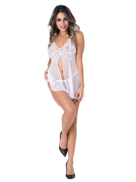 Babydoll and matching String White - 6