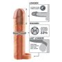 FANTASY X-TENSIONS PERFECT 2 INCH EXTENSION WITH BALL STRAP LIGHT - 4