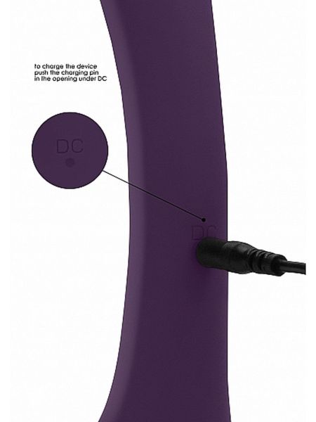 Wibrator Nilo - Pinpoint Rotating G-spot Rabbit - Purple - 4