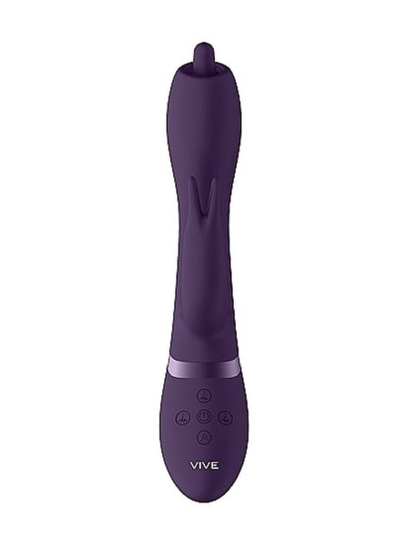Wibrator Nilo - Pinpoint Rotating G-spot Rabbit - Purple - 7