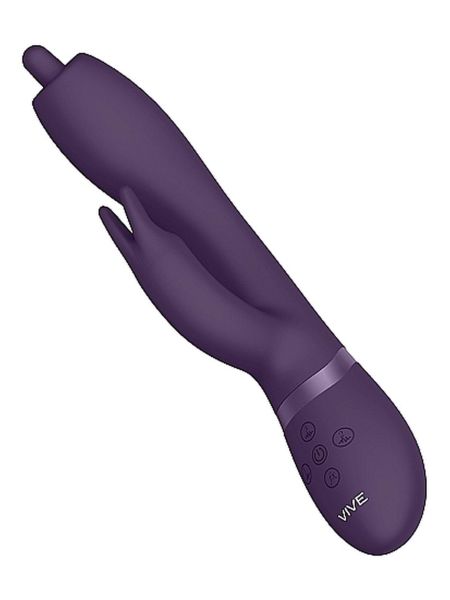 Wibrator Nilo - Pinpoint Rotating G-spot Rabbit - Purple - 9