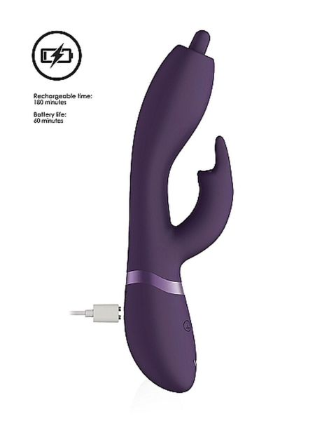 Wibrator Nilo - Pinpoint Rotating G-spot Rabbit - Purple - 11