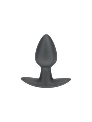 Smooth Silicone Anal Plug - Small - 2.6 / 6,5 cm - Gunmetal