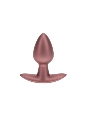 Smooth Silicone Anal Plug - Small - 2.6 / 6,5 cm - Rose Gold