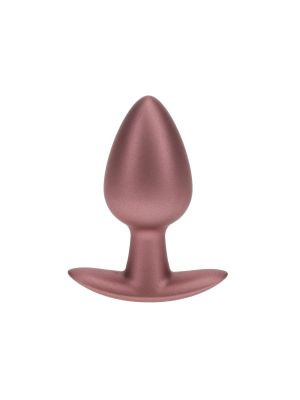 Smooth Silicone Anal Plug - Medium - 3.1 / 7,9 cm - Rose Gold
