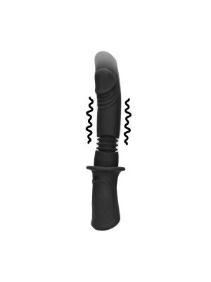 Hand Held Vibrating and Thrusting Sex Machine - Black