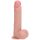 Vibrating and Rotating Straight Cock with Balls - 8 / 20,5 cm - Flesh