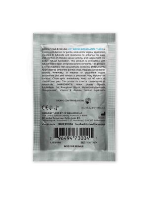 System JO - Anal Thick Water Based Lubricant Sachet 5ml - image 2