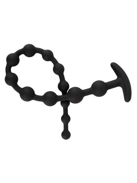 Black Velvets Anal Beads Silic - 5
