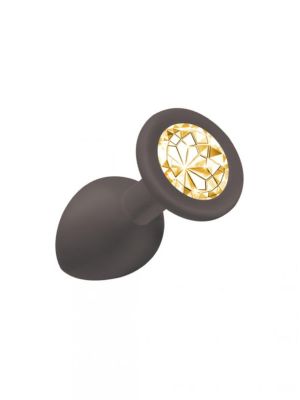 Plug-Anal Plug Emotions Cutie Small Black golden crystall - image 2