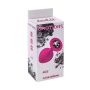 Plug-Anal Plug Emotions Cutie Medium Pink dark black crystal - 2