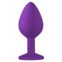Plug-Anal Plug Emotions Cutie Medium Purple clear crystal - 3