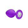 Plug-Anal Plug Emotions Cutie Medium Purple clear crystal - 4