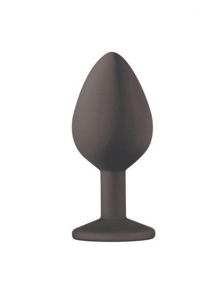 Plug-Anal Plug Emotions Cutie Medium Black Clear crystal - 3