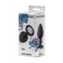 Plug-Anal Plug Emotions Cutie Medium Black Clear crystal - 2