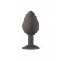 Plug-Anal Plug Emotions Cutie Medium Black Clear crystal - 4